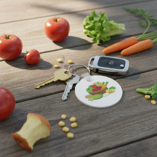 Porte-clés Panier de légumes
