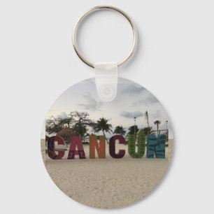 Porte-clés Panneau Cancun - Playa Delfines, Mexique #1-1 Port