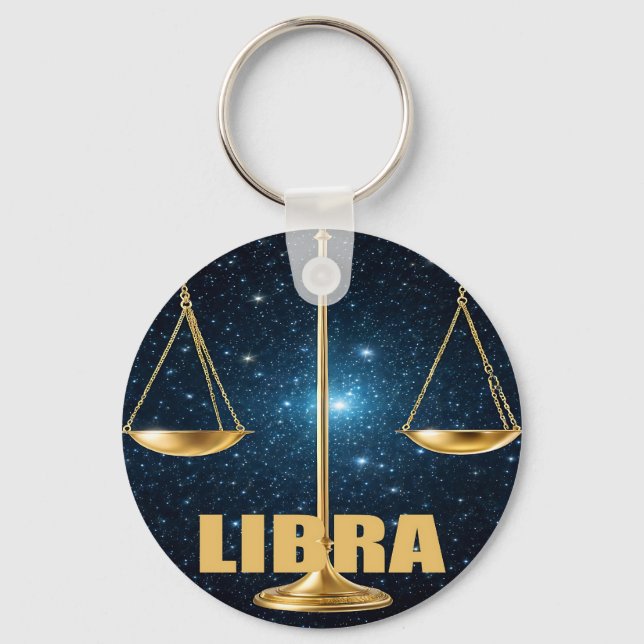 Porte-clés Panneau d'astrologie de la bibliothèque (Recto)