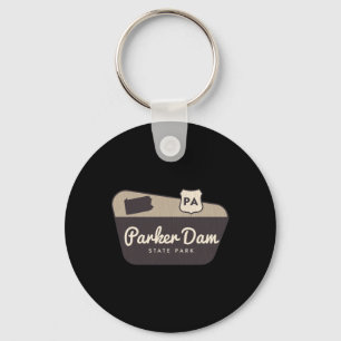 Porte-clés Panneau de bienvenue du parc d'État de Parker Dam
