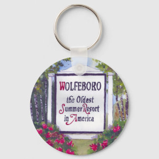 Porte-clés Panneau NH Wolfeboro