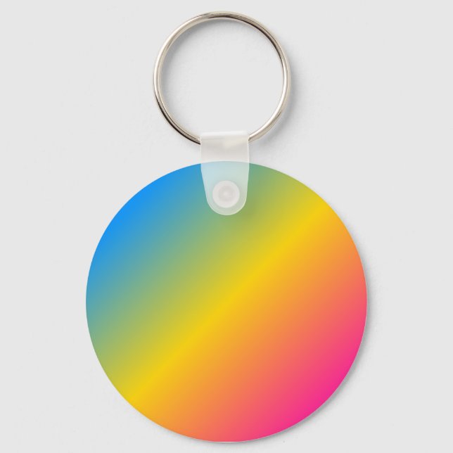 Porte-clés Pansexual Pride porte - clé - dégradé (Recto)