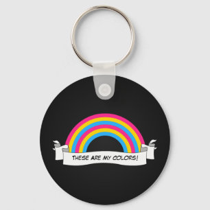Porte-clés Pansexualité arc-en-ciel Porte - clé