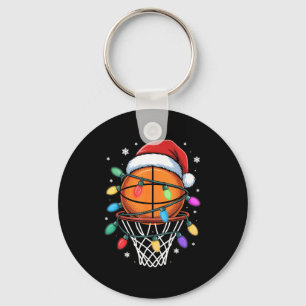 Porte-clés Pantalon de basket de Noël Chapeau de Père Noël Xm