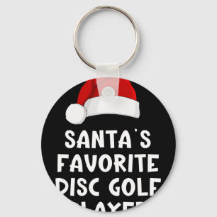 Porte-clés Pantalon de Noël préféré du joueur de golf à disqu