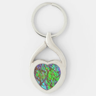 Porte-clés Paon Ammolite de Falln