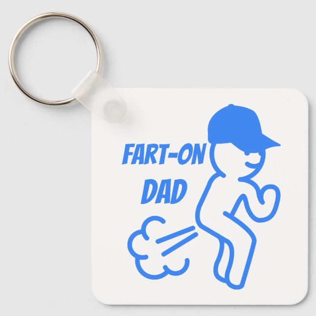 Porte-clés Papa à la patte (Recto)