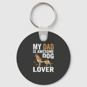 Porte-clés Papa amateur de chien est formidable