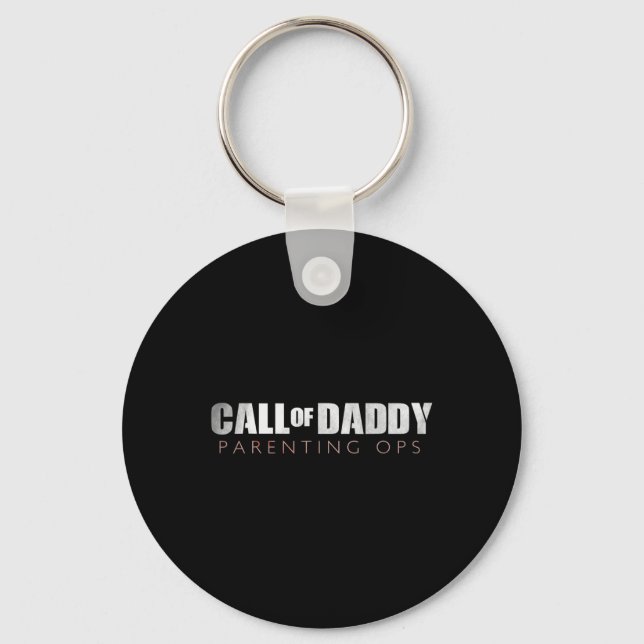Porte-clés Papa Appel De Papa Parenting Ops Cadeau (Recto)