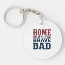 Porte-clés Papa Brave – Cadeau de poche amusant
