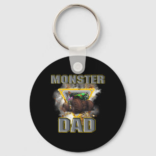 Porte-clés Papa Camion Fête des Pères Monster Truck Est Mon J
