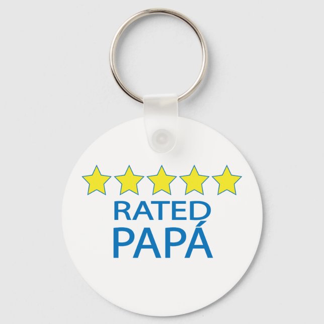 Porte-clés Papá cinq étoiles (Recto)