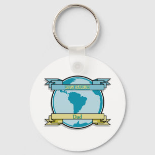 Porte-clés Papa de champion du monde