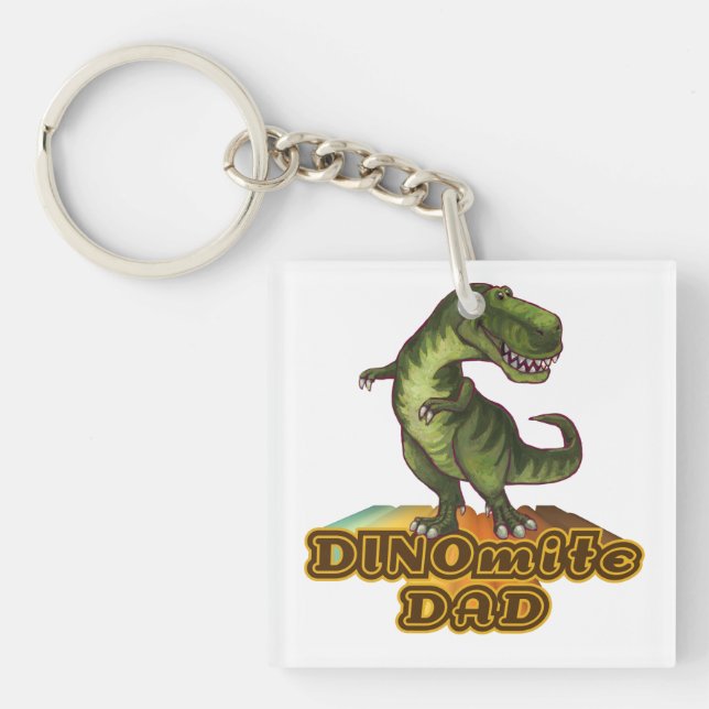 Porte-clés Papa de Dinomite (Devant)