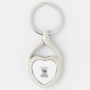 Porte-clés Papa de la tortue d'anniversaire Création drôle de