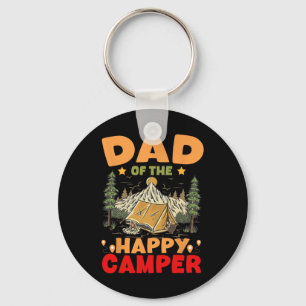 Porte-clés Papa du campeur heureux premier anniversaire campi