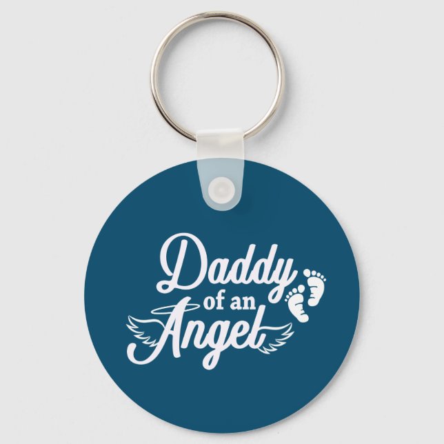 Porte-clés Papa d'un Porte - clé ange (Recto)