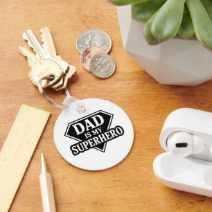 Porte-clés Papa est mon super-héros