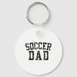 Porte-clés Papa Footballeur Anniversaire Clic Gras Police Pap