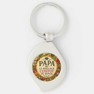 Porte-clés Papa Le Meilleur Cuistot du Monde