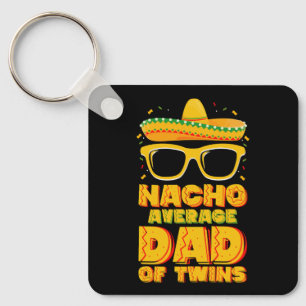 Porte-clés Papa Moyen Nacho De Jumeaux Mexicain Cinco de Mayo