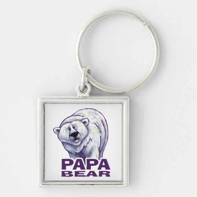 Porte-clés Papa Polar Bear (Devant)