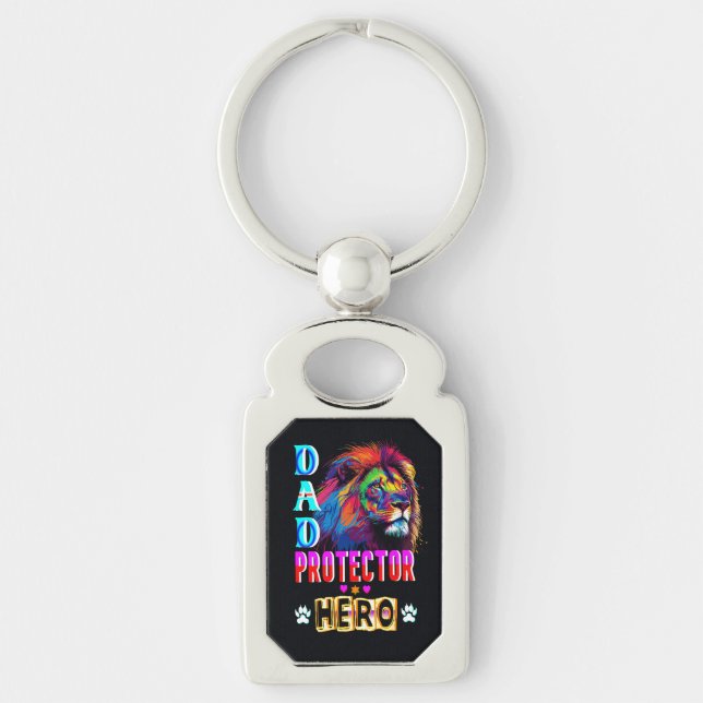 Porte-clés Papa Protector Hero (Devant)