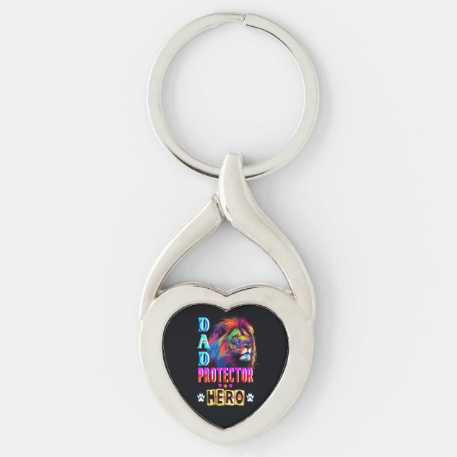 Porte-clés Papa Protector Hero (Devant)