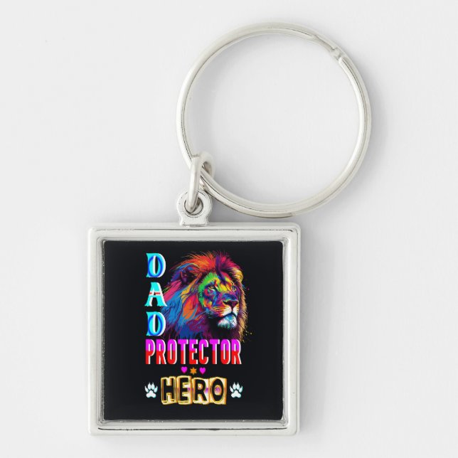 Porte-clés Papa Protector Hero (Devant)