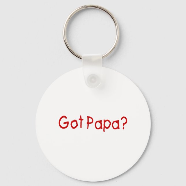 Porte-clés Papa (Rouge) (Recto)