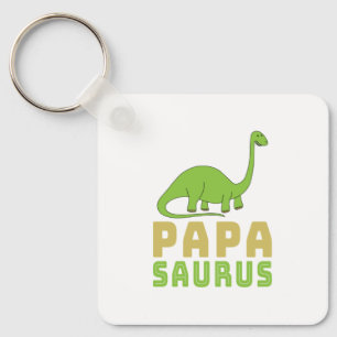 Porte-clés Papasaurus Dinosaur Brontosaurus Fête des pères