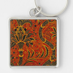 Porte-clés Papier peint antique William Morris India