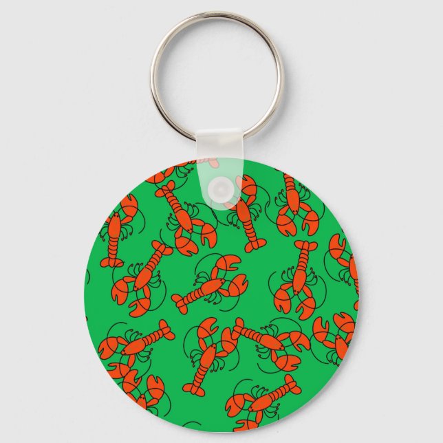 Porte-clés Papier peint de homard (Recto)