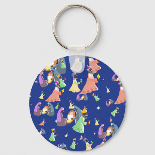 Porte-clés Papier peint de nativité