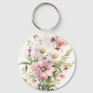Porte-clés Papier peint papillon pour nurserie 