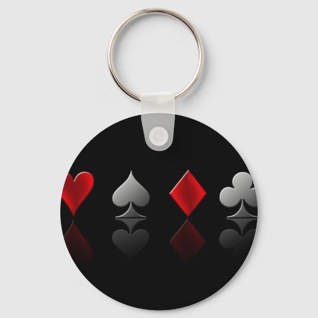 Porte-clés papier peint-poker-6 (Recto)