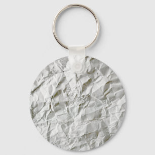 Porte-clés Papier ridé drôle