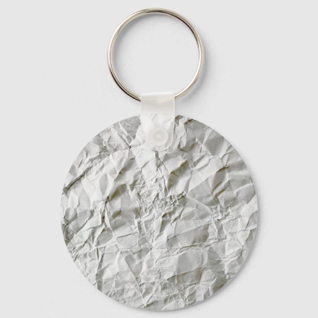 Porte-clés Papier ridé drôle (Recto)