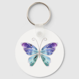 Porte-clés Papillon cool Shades Arc-en-ciel