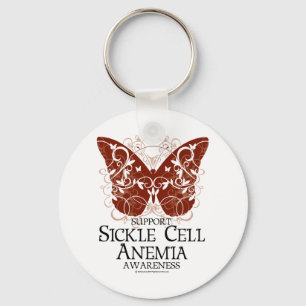 Porte-clés Papillon de drépanocytose