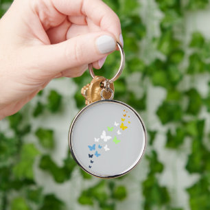 Porte-clés Papillon de Fierté AroAce Agender