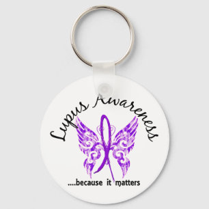 Porte-clés Papillon de tatouage Grunge 6.1 Lupus