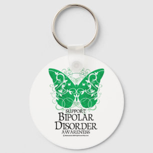 Porte-clés Papillon de trouble bipolaire