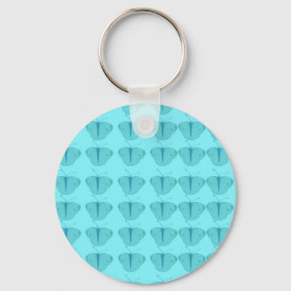 Porte-clés Papillon en turquoise