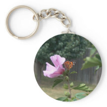 Papillon et Rose de Sharon