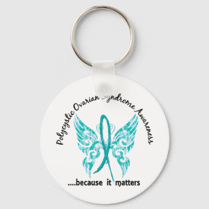 Porte-clés Papillon grunge 6,1 PCOS de tatouage