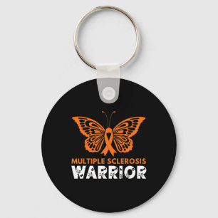 Porte-clés Papillon guerrier Sclérose en plaques Sensibilisat