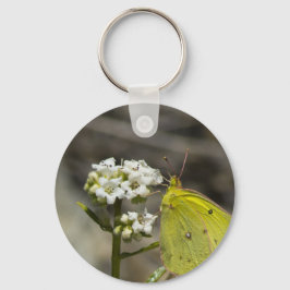 Porte-clés Papillon jaune