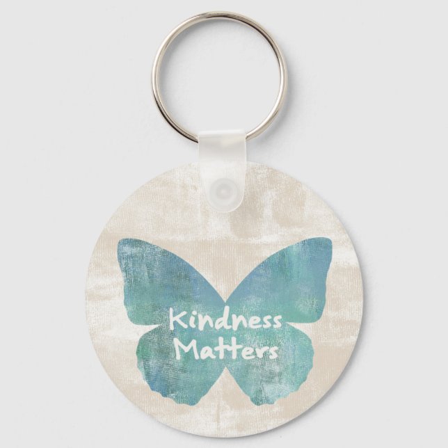 Porte-clés Papillon Kindness Matters (Recto)