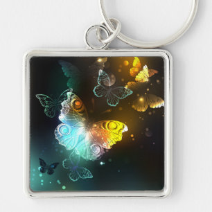 Porte-clés Papillon lumineux et papillons de nuit